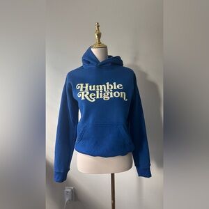 Humble Religion Blue Hoodie XS